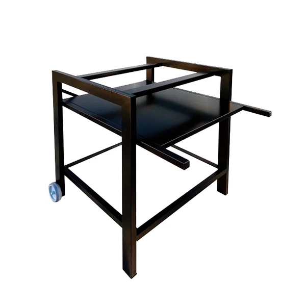 Veloce Pro 70 Holzbackofen schwarz – Ziegelfront Schwarz - Gestell Welt schwarz